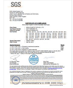 SGS Certificate