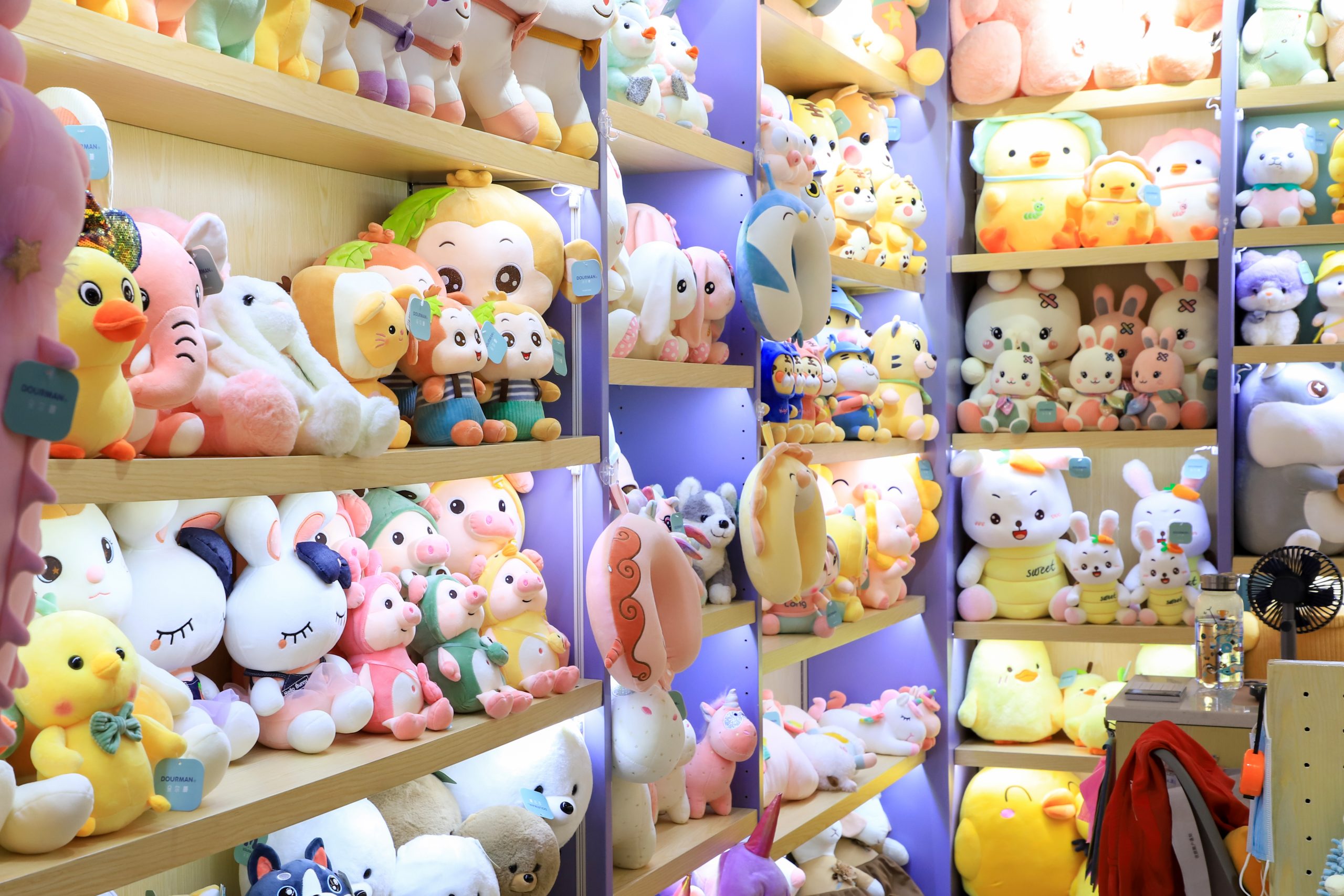 in Yiwu Market- Plush toys